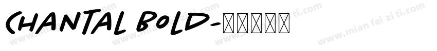 Chantal Bold字体转换
